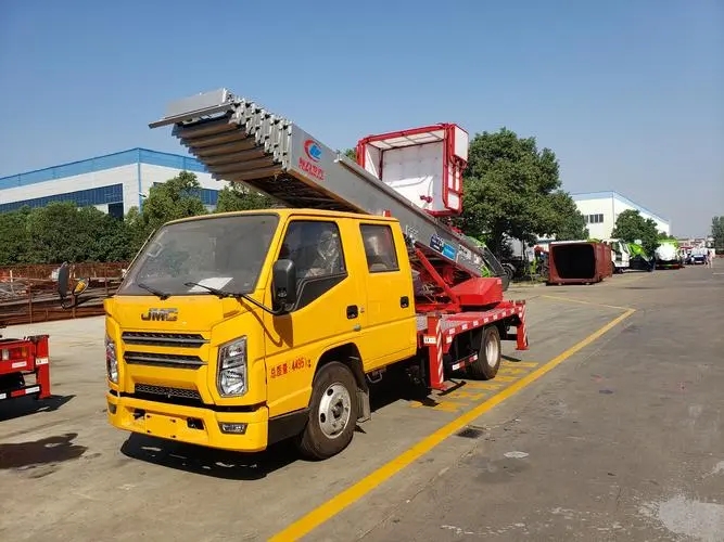 怀集附近云梯车出租 砂石搬运